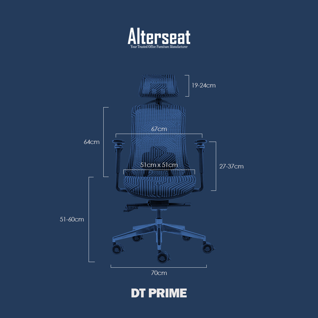 DT Prime™ (Donati®️ Edition) Gold Standard Ergonomic Chair