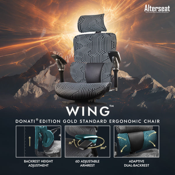 Wing™ (Donati®️) Gold Standard Ergonomic Chair
