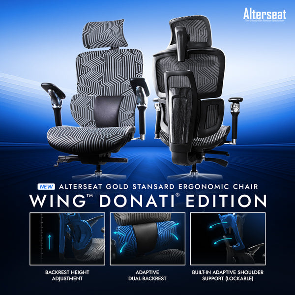 Wing™ (Donati®️) Gold Standard Ergonomic Chair